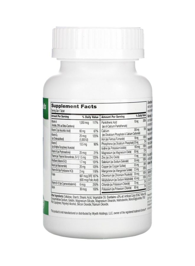 21st Century Sentry Adults Multivitamin And Multimineral Supplement - Image 2